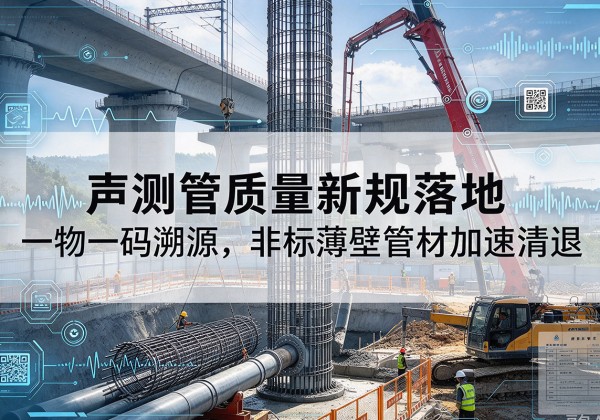 临洮声测管质量新规落地，一物一码溯源，非标薄壁管材加速清退
