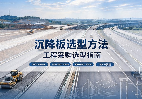 临洮沉降板选择方法